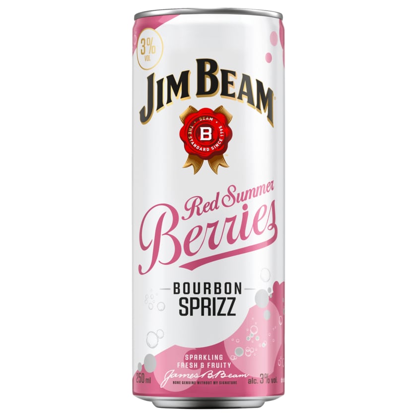 Jim Beam Red Summer Berries Bourbon Sprizz 0,25l